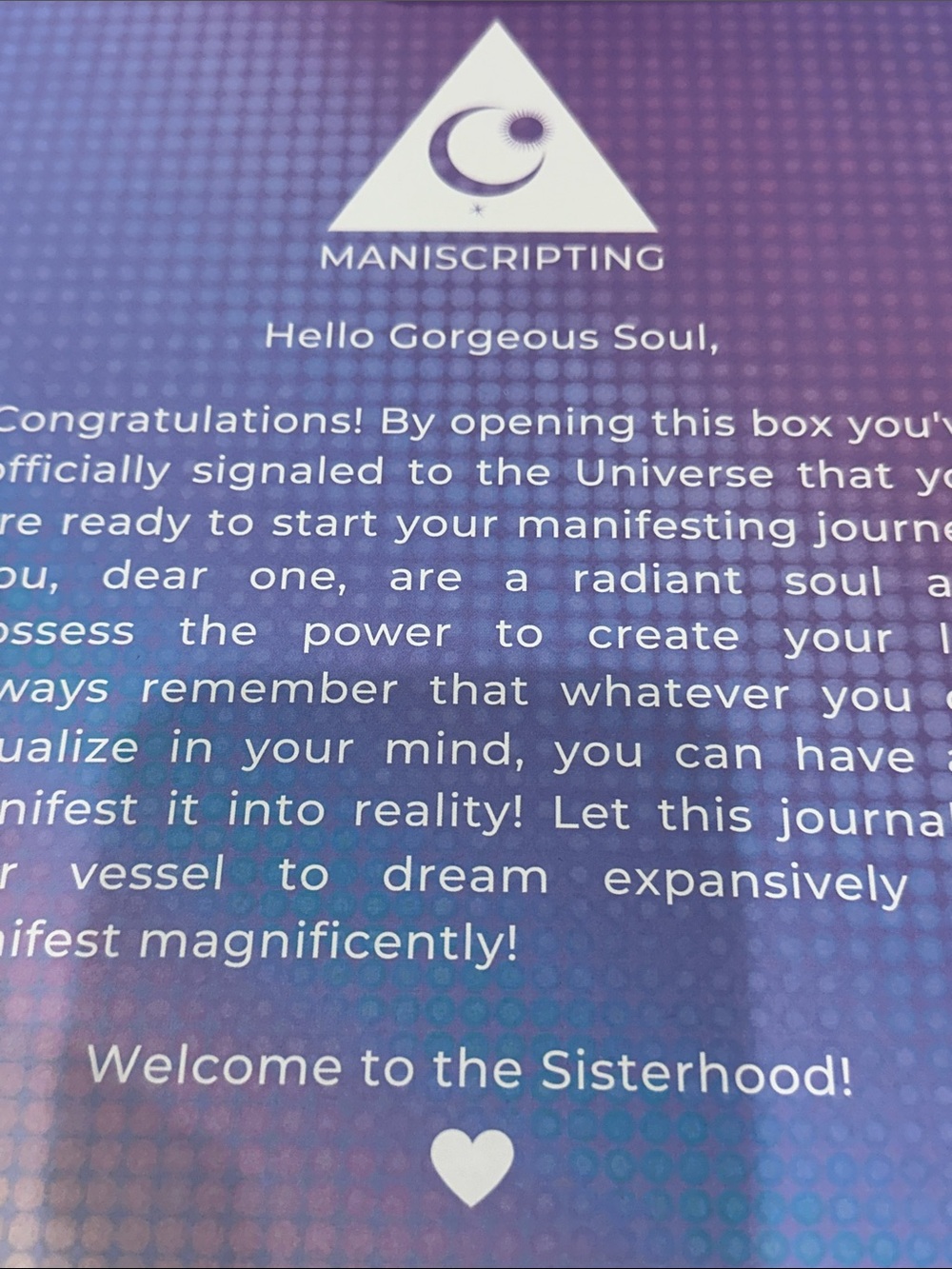The Maniscripting Journal Life Design & Ritual Guidebook manifesting wealth gift - Picture 12 of 14